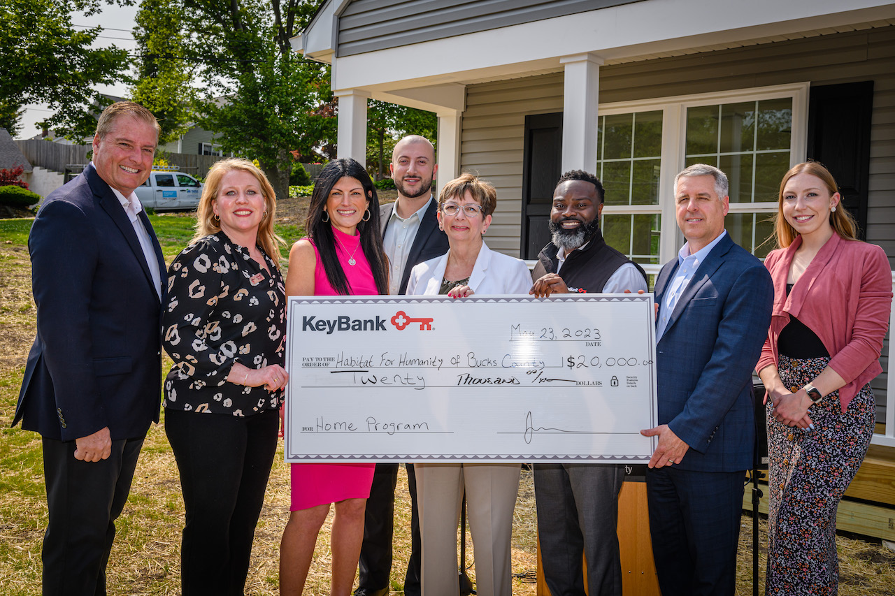 CSRWire KeyBank Helps Build Affordable Homeownership in Bucks County PA