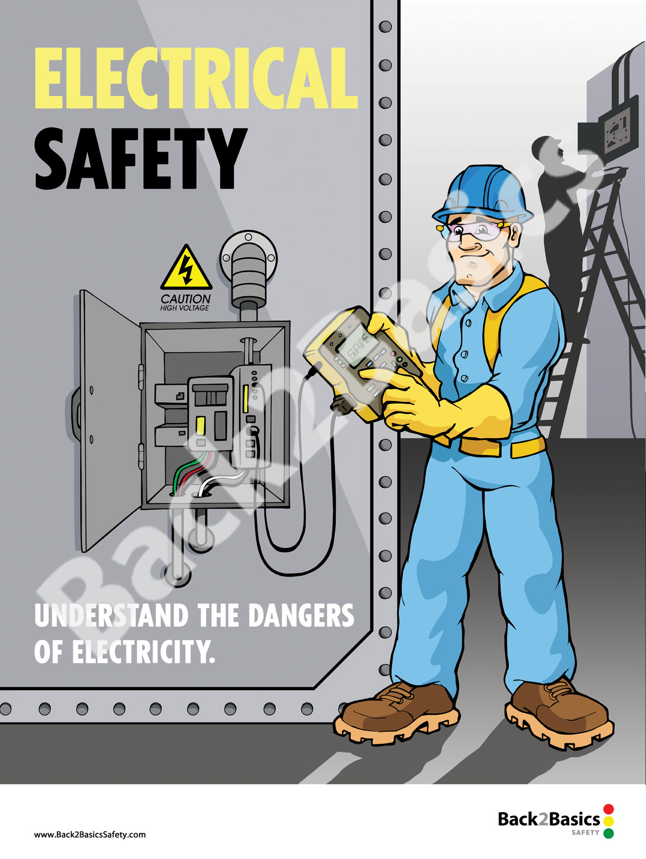 Electrical Safety Poster Back 2 Basics Safety