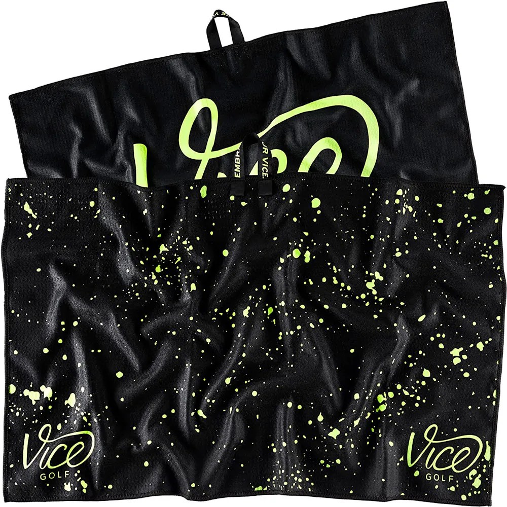 Toalla Vice Golf Shine Drip Lime The Back9 Golf
