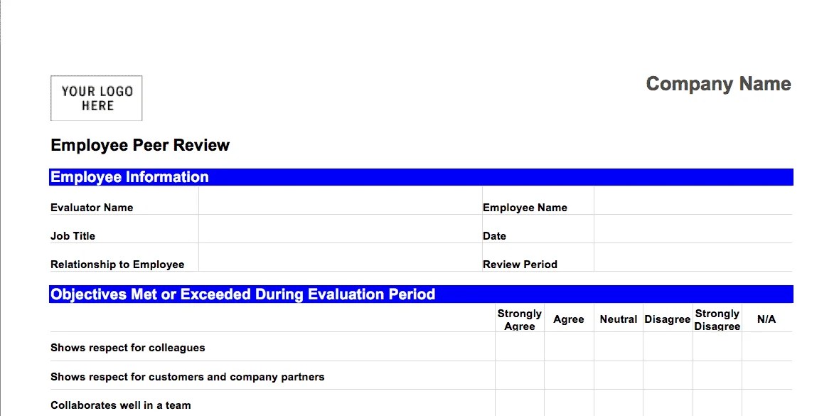 Performance Reviews with Employee Evaluation Examples