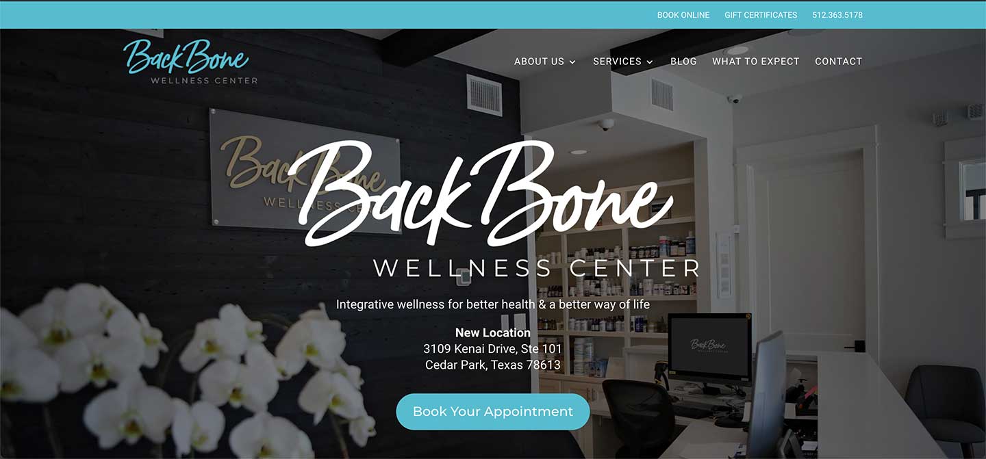 Integrative Wellness Backbone Wellness Center Cedar Park, Texas