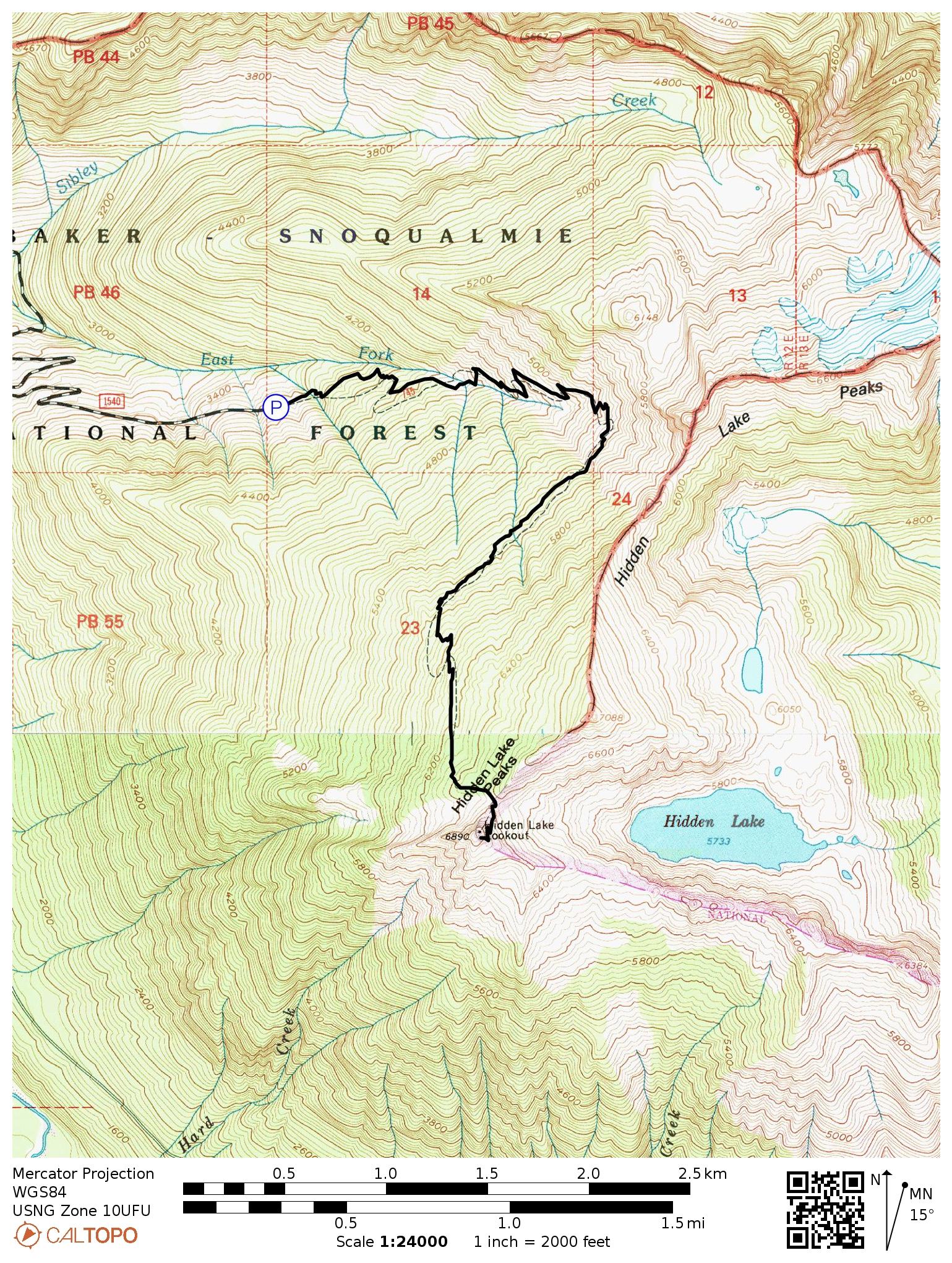 Hidden Lake Lookout Hike Backcountry Sights