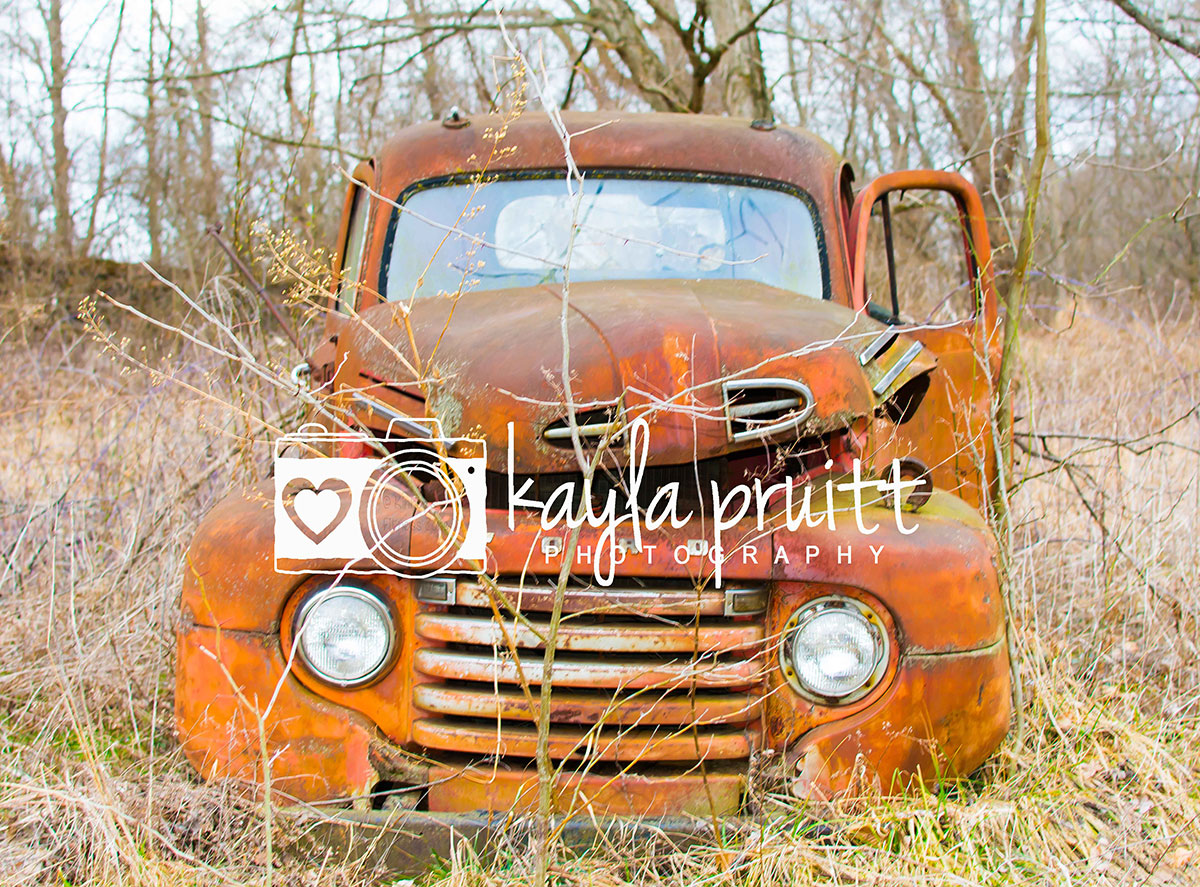 Rusty Truck Backdrops Canada
