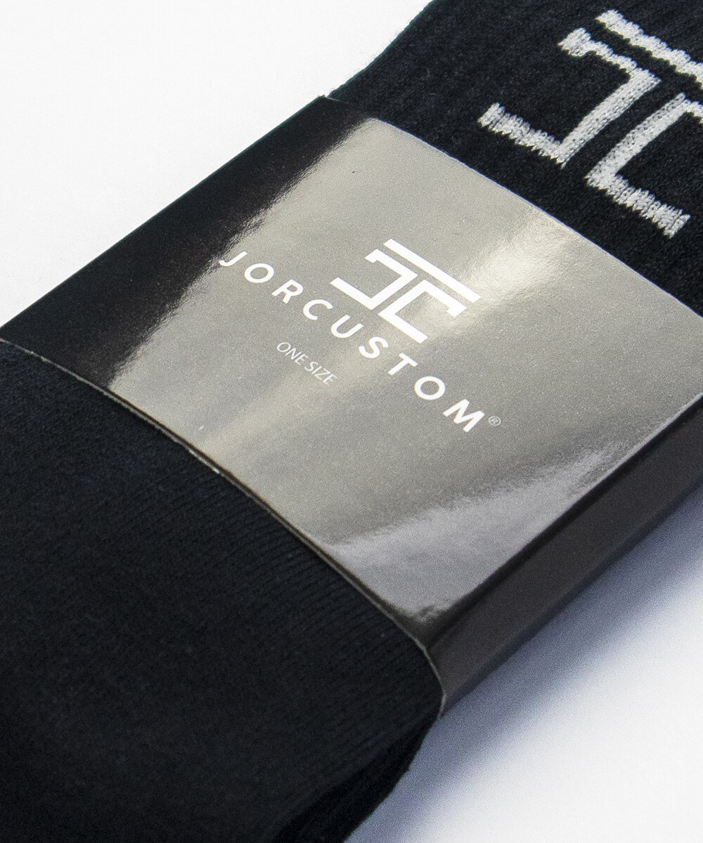 JorCustom Black Socks 1Pack
