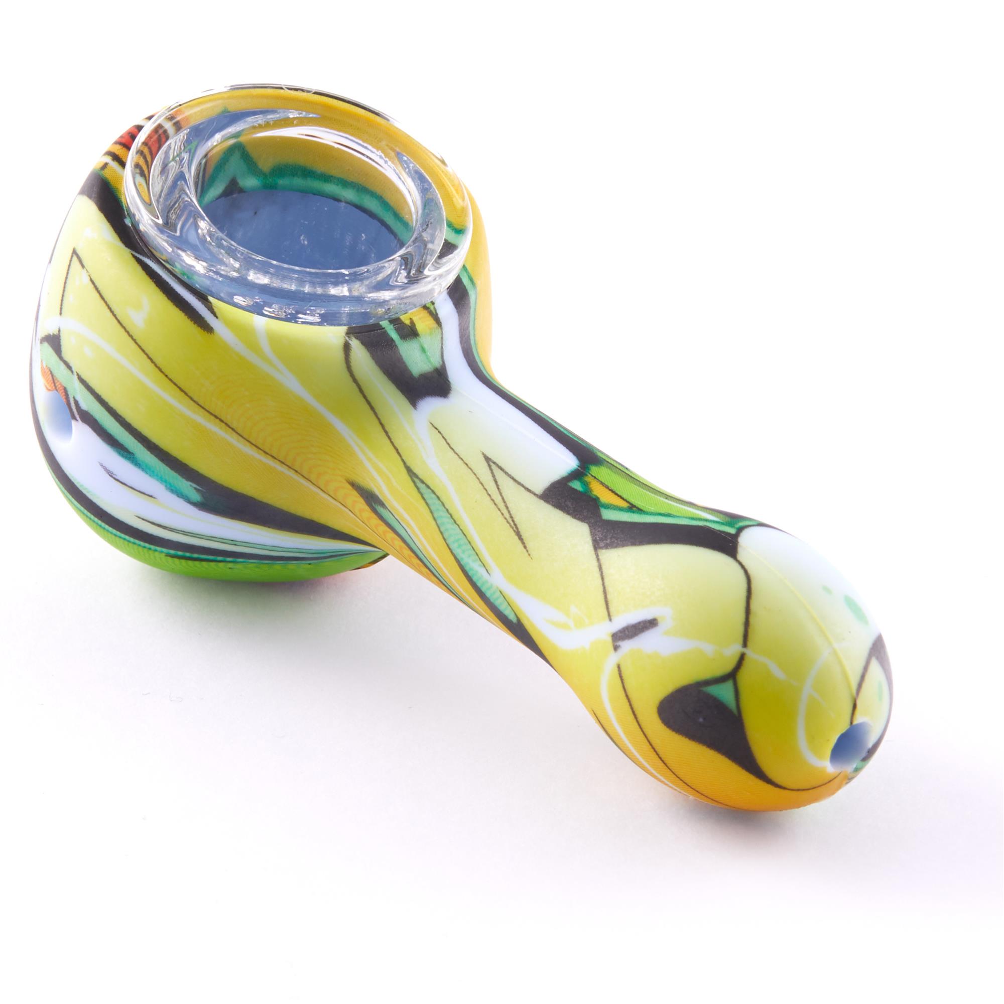 Then stop searching right now because this premium silicone pipe not only looks great but performs flawlessly. This hand pipe is perfect for on the go travel. Rick & Morty Gamers Silicone Pipe Hand Pipe GoSensi