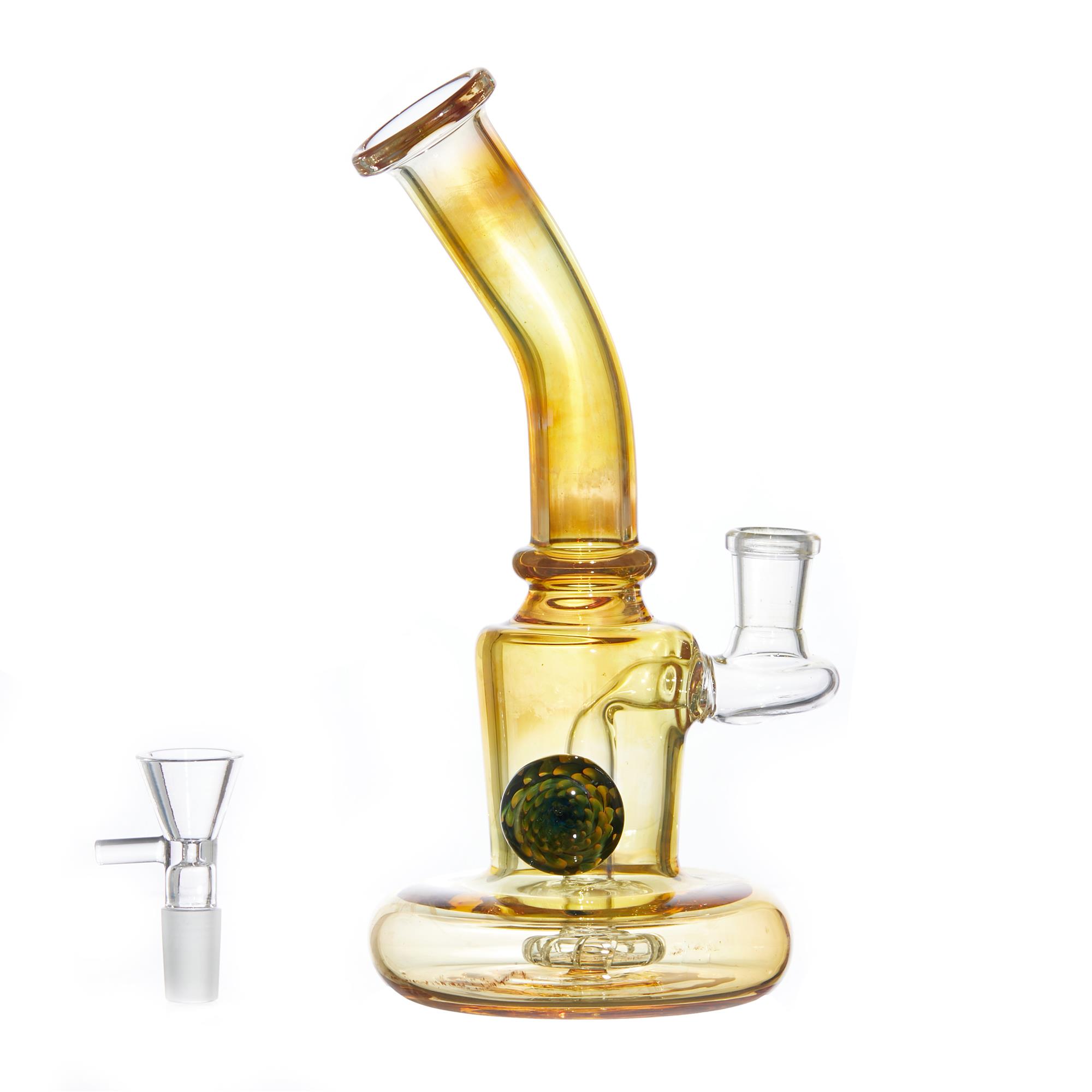 Yellow Percolator Bong Bongs GoSensi