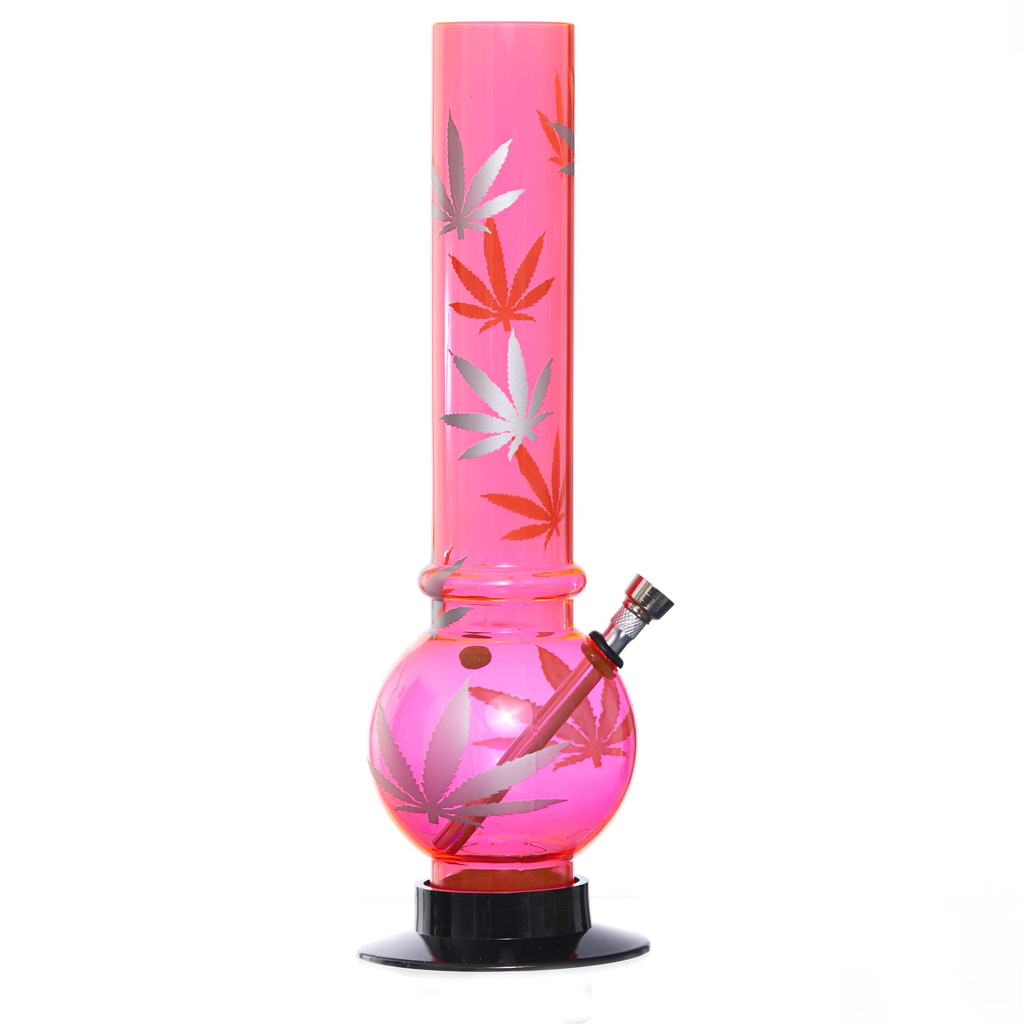 Silver Leaf Acrylic Bong Bongs GoSensi