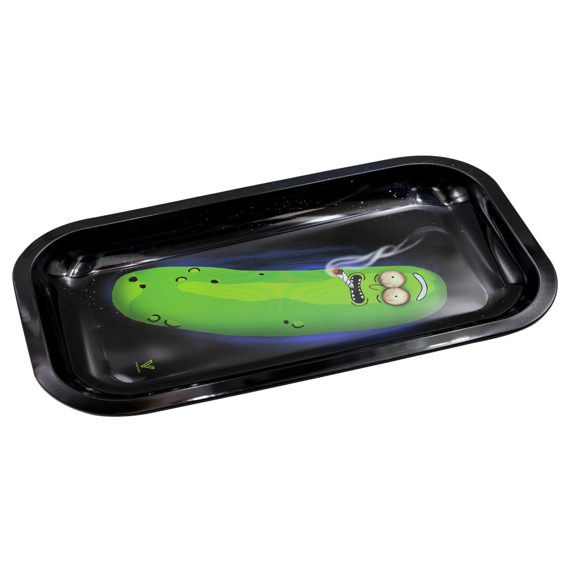 Rick & Morty Pickle Medium Tray Rolling Papers & Supplies GoSensi