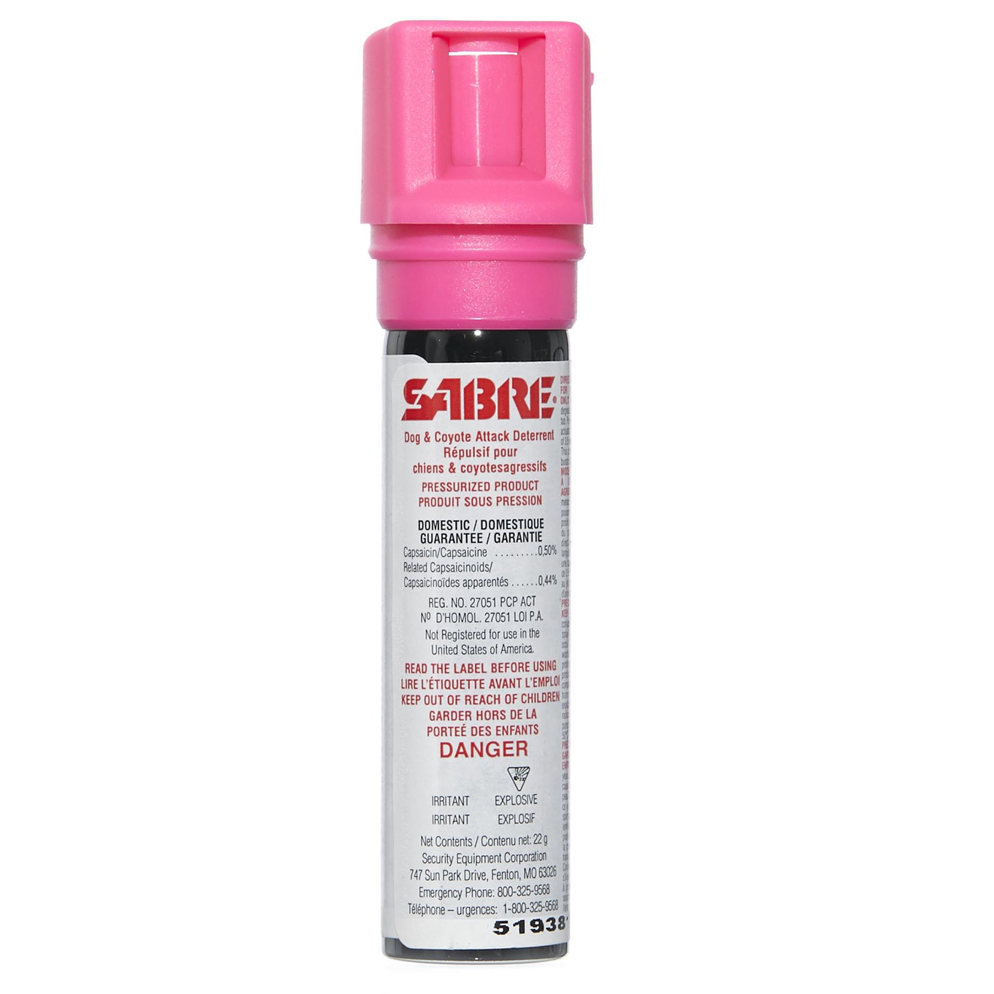 Sabre Pink Hardcase Dog Repellent Accessories GoSensi