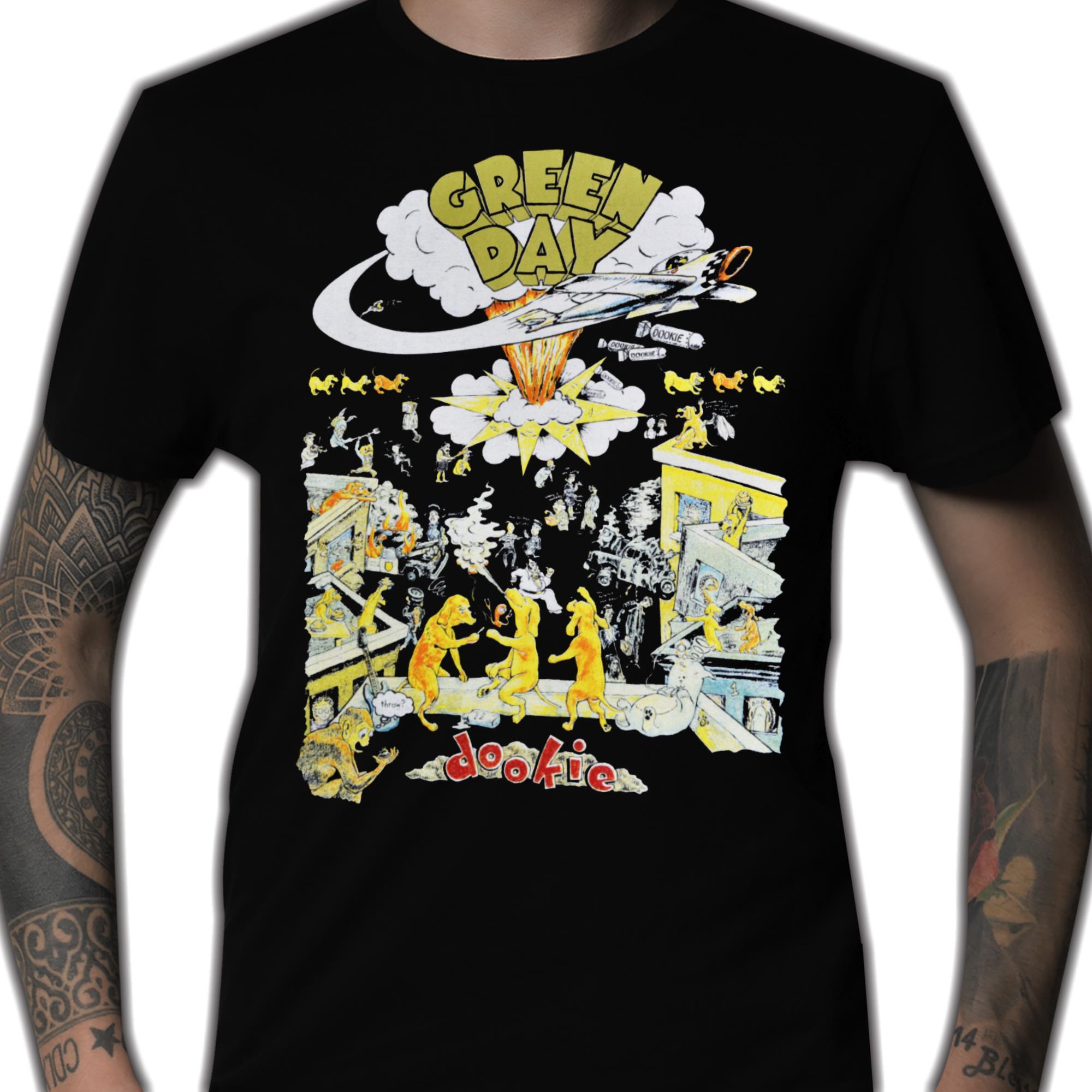 Green Day Dookie TShirt Men Loudtrax