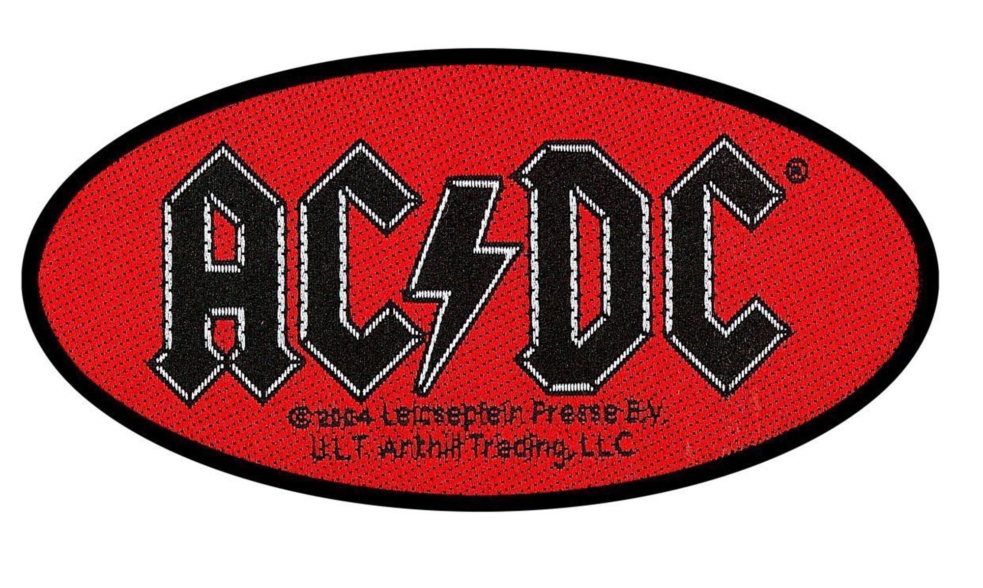 AC/DC Oval Logo Patch Swag Loudtrax