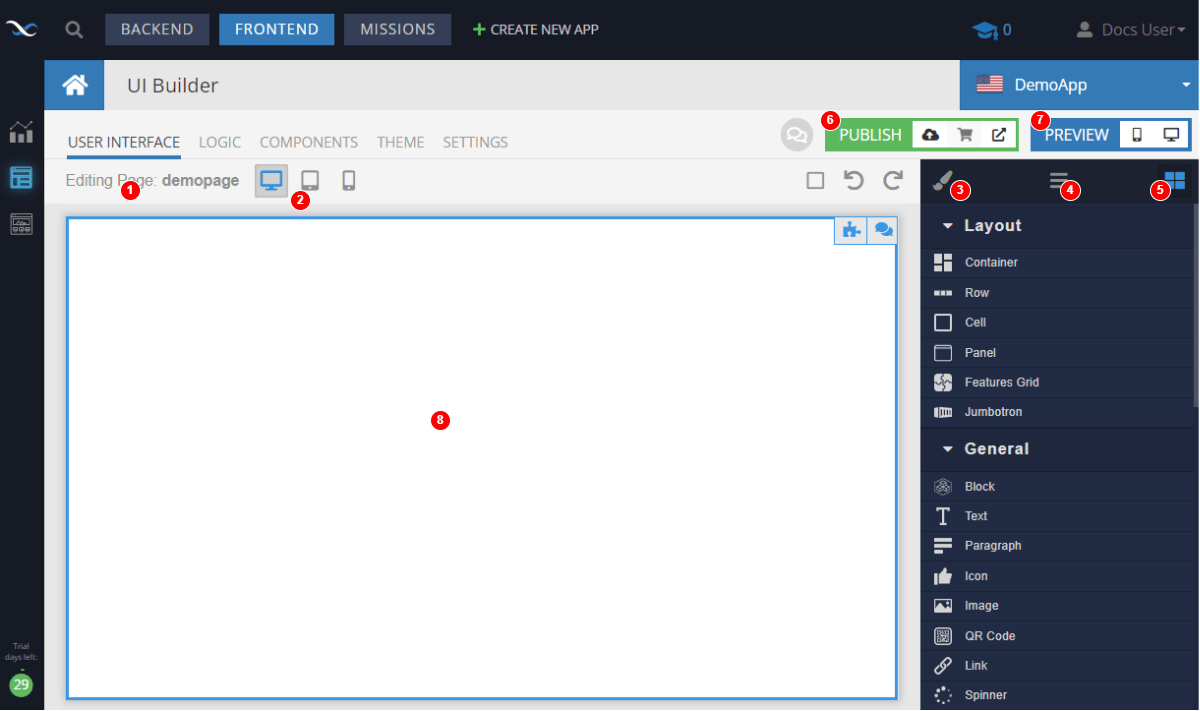 Backendless UI Builder Developer Guide