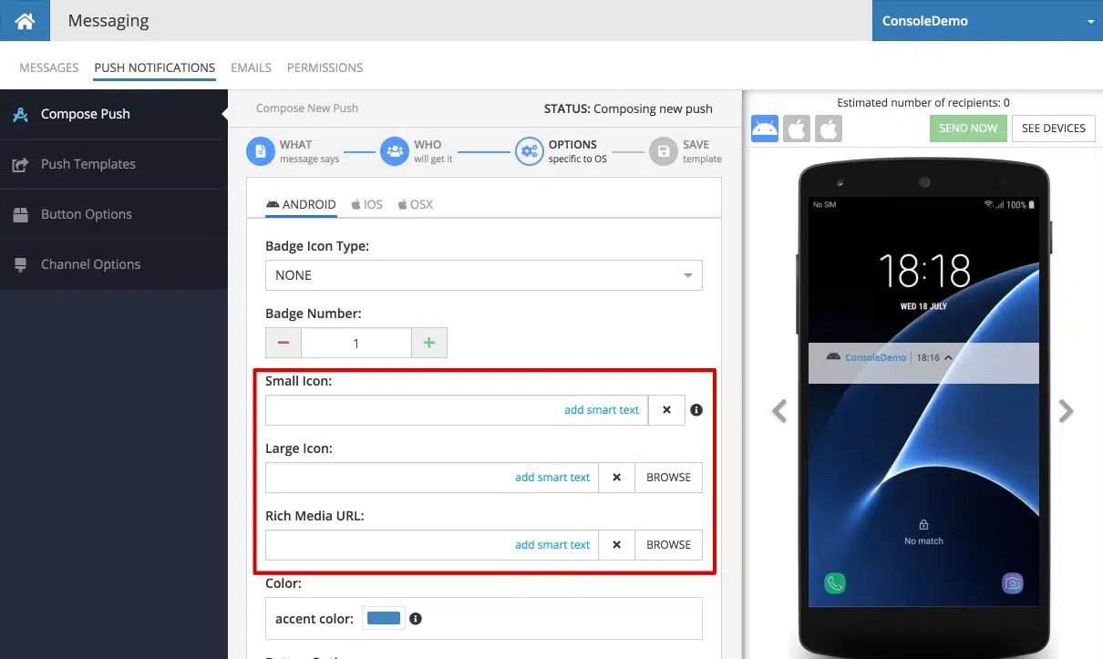 How To Use Smart Text To Personalize Push Notification Images Backendless