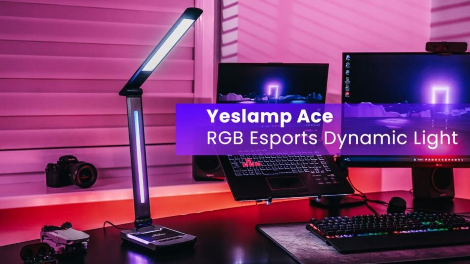 Yeslamp Ace RGB eSports Dynamic LED Desk Lamp Backercrew