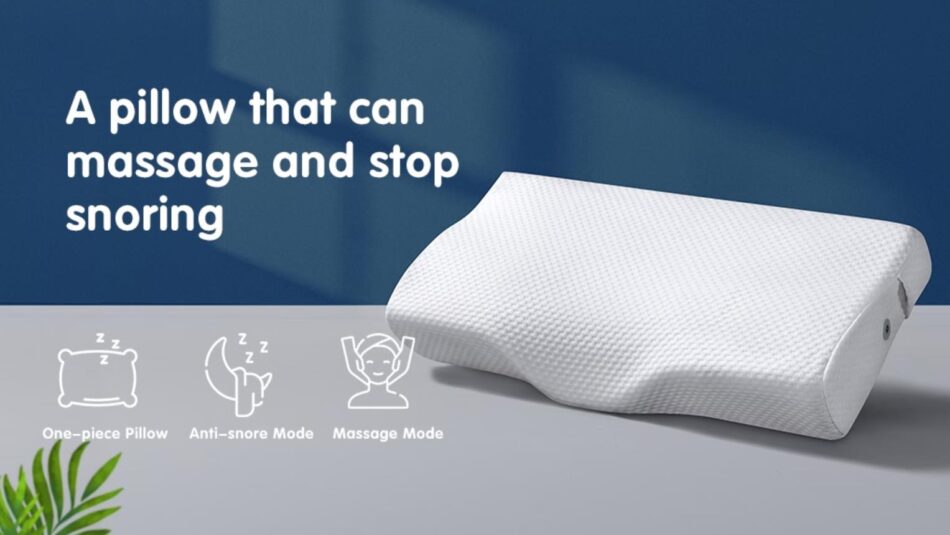 AliSleep A pillow that can stop snoring and massage Backercrew