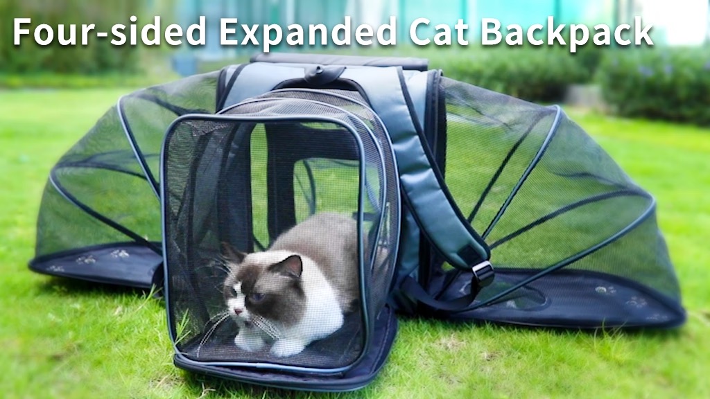 BackerMany Foldable Cat Backpack That Can Expands on all Four Sides