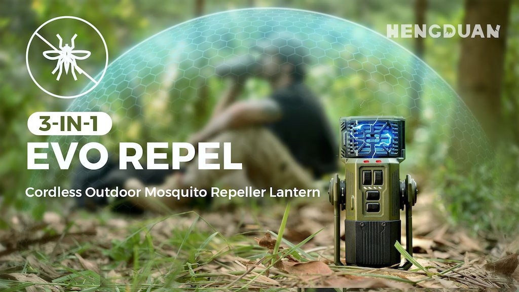 BackerMany | EVO REPEL: 3-in-1 Outdoor Mosquito Repeller Lantern