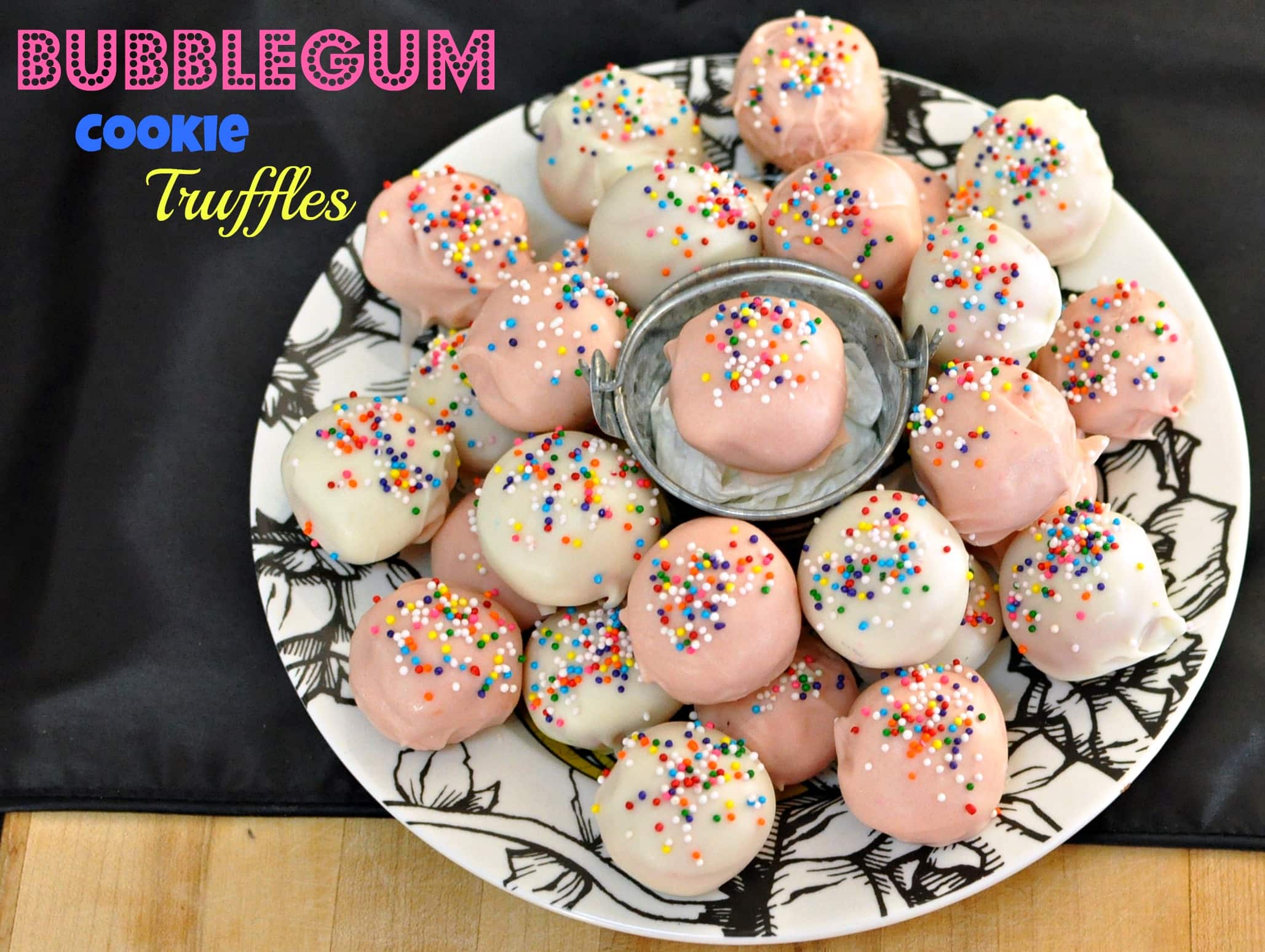 Bubble Gum Cookie Truffles Back for Seconds