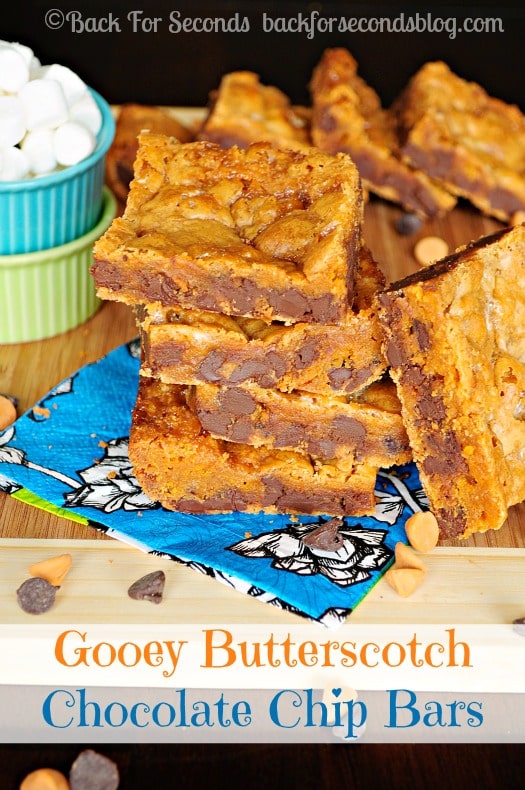 Gooey Butterscotch Chocolate Chip Bars Back for Seconds