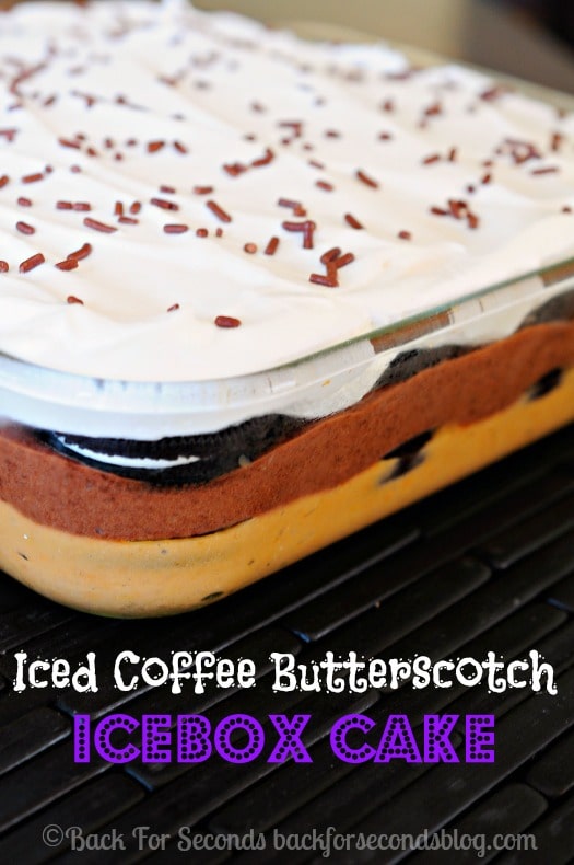 Iced Coffee Butterscotch Icebox Cake Back for Seconds