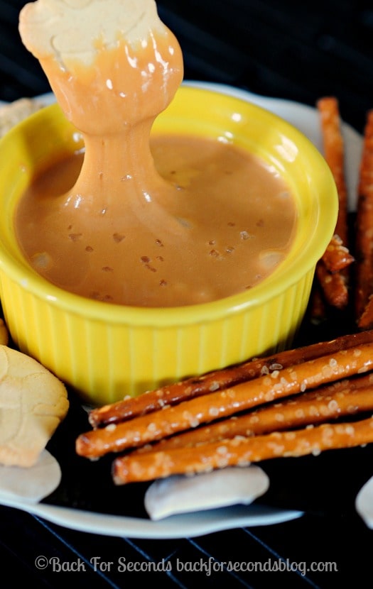 Salted Caramel Cream Cheese Dip Back for Seconds