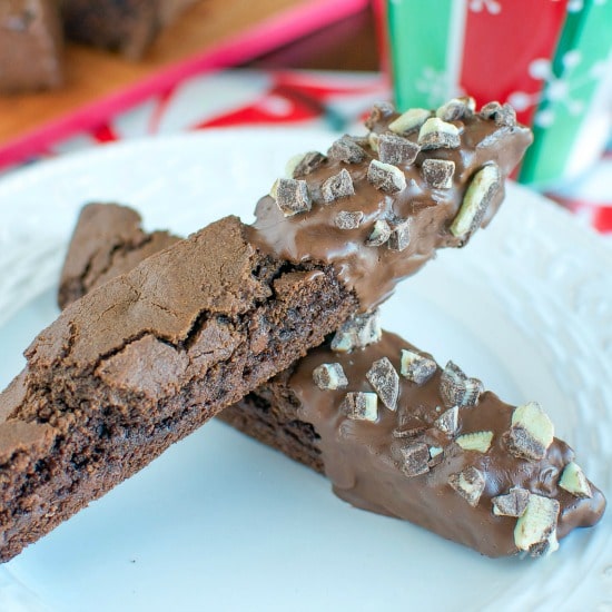 Andes Mint Chocolate Biscotti Back for Seconds