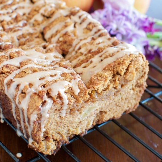 The BEST Cinnamon Apple Bread Back for Seconds
