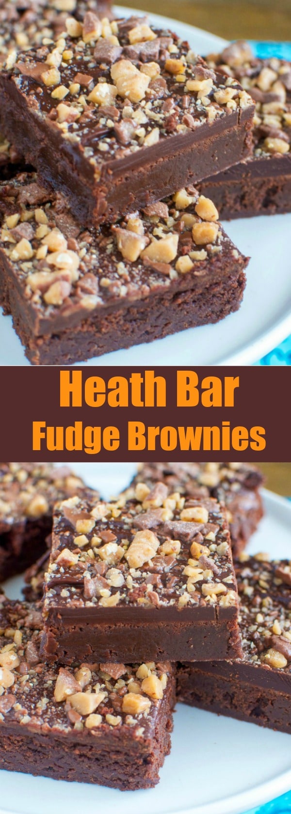 Toffee Fudge Brownies