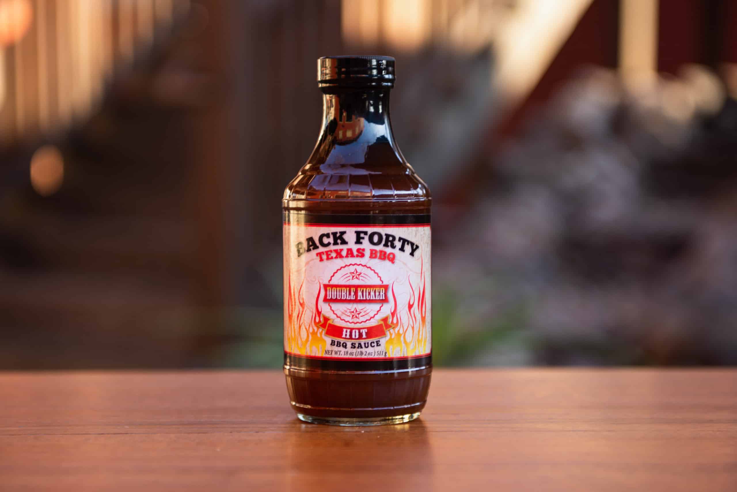 Double Kicker HOT BBQ Sauce BackForty Texas BBQ