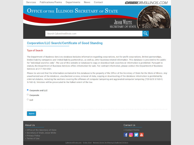 Search Public Records in Illinois Illinois