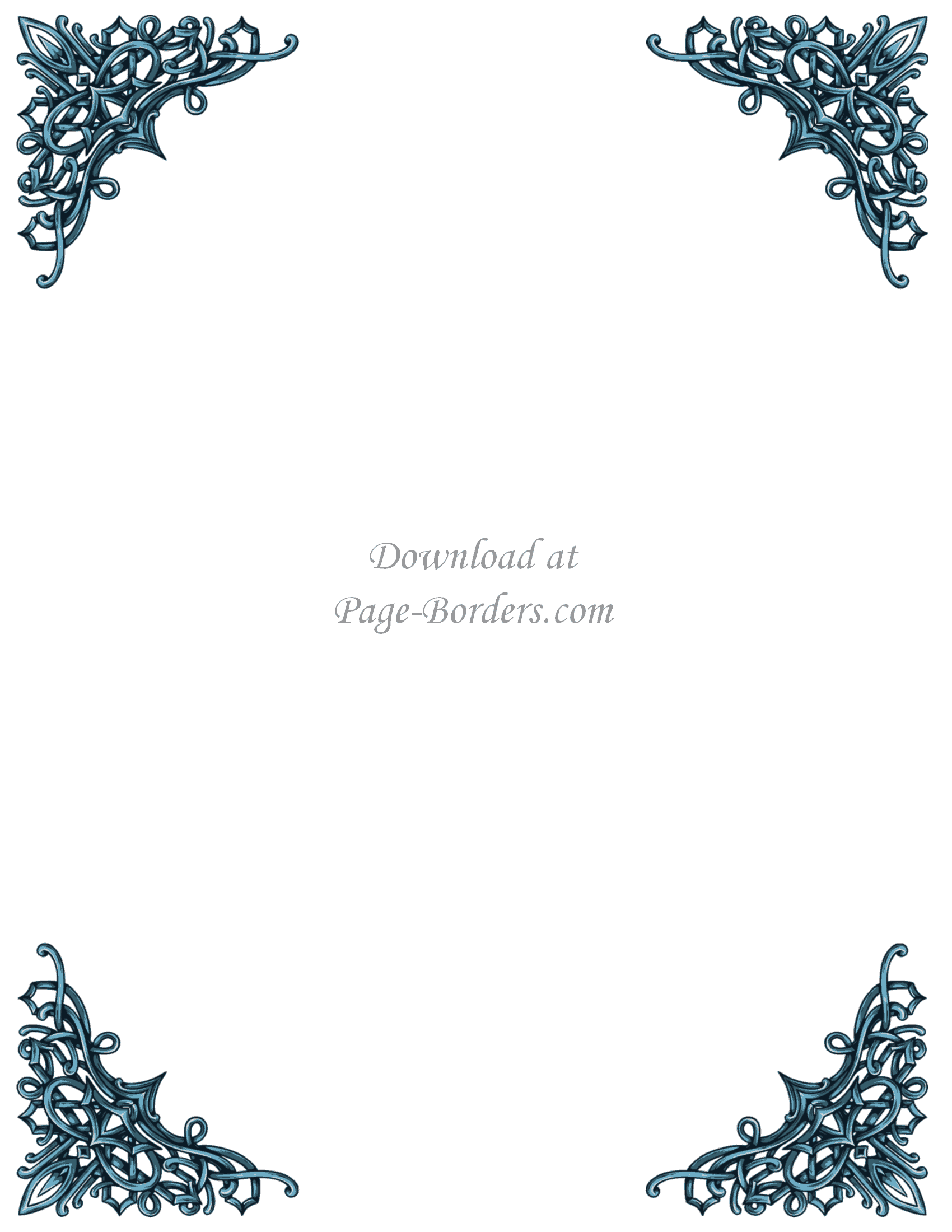 Vintage Borders With Color