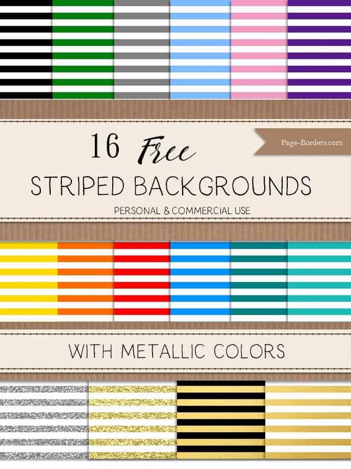 Free Striped Background in Any Color Personal & commercial use