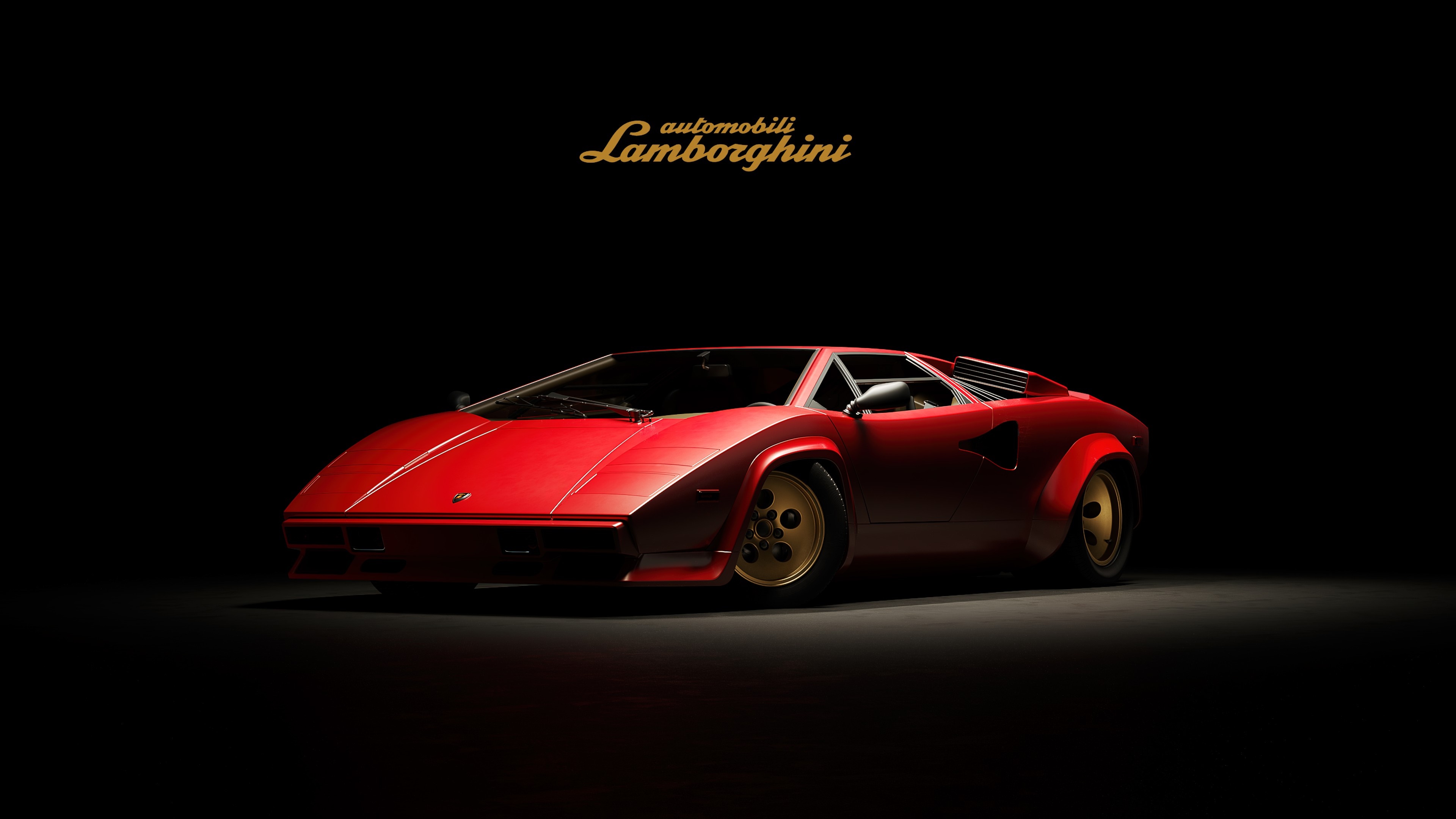 Countach Elegance in Black and Red backiee