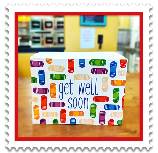 Get Well Soon Gift Basket Small Back In Time Popcorn