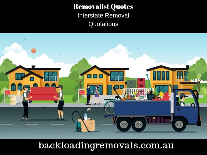 Backload Quotes are an option on all of our moves