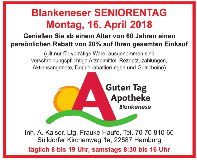 Dr. Klönschnack 6, April 2018 Hamburger Klönschnack