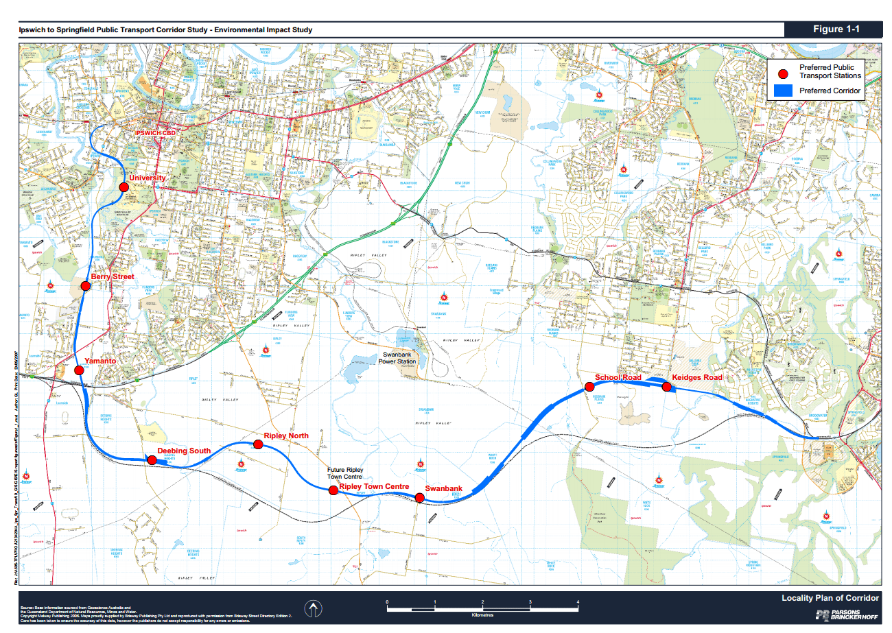 Ipswich to Springfield Public Transport Corridor Study