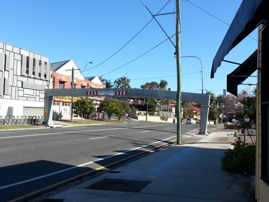 Bridge protection Dutton Park Annerley Road rail over road bridges