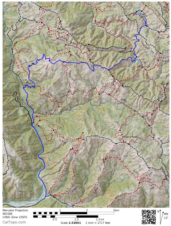 Coit Lake Henry Coe State Park (17 mile trek) Backpackers Review