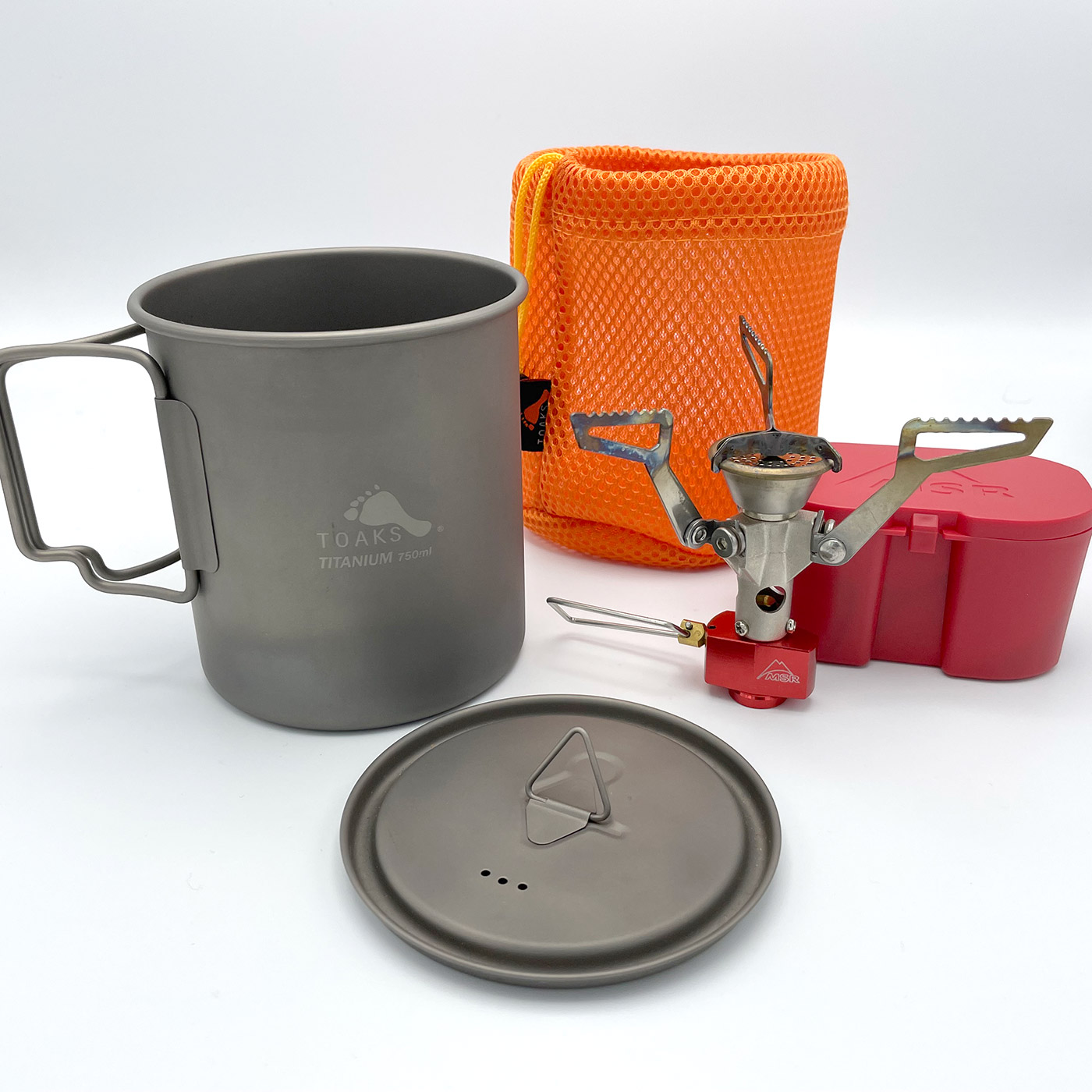 MSR Pocket Rocket 2 + Toaks Titanium 750mL Pot Bundle Backpacking Light