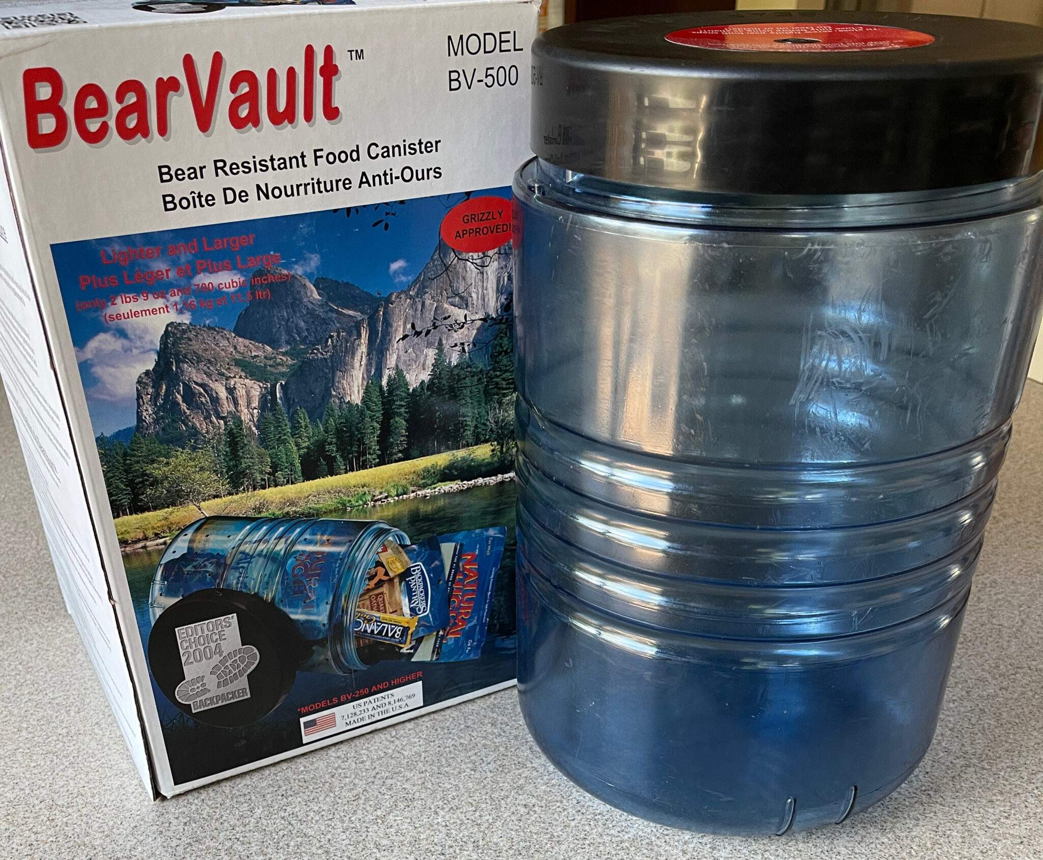 Bear Vault BV500 Backpacking Light