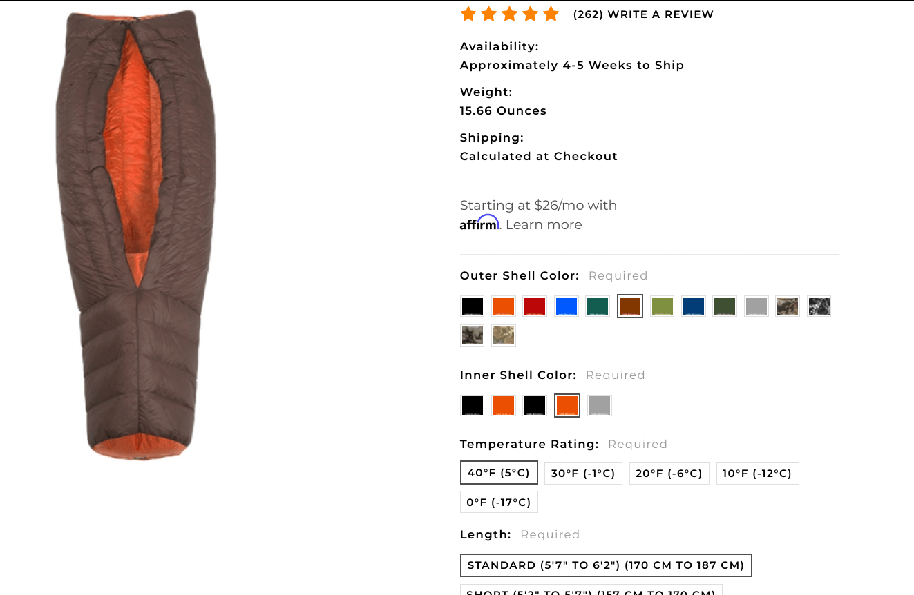 Hammock Gear Premium Burrow Quilt Review Backpacking Light