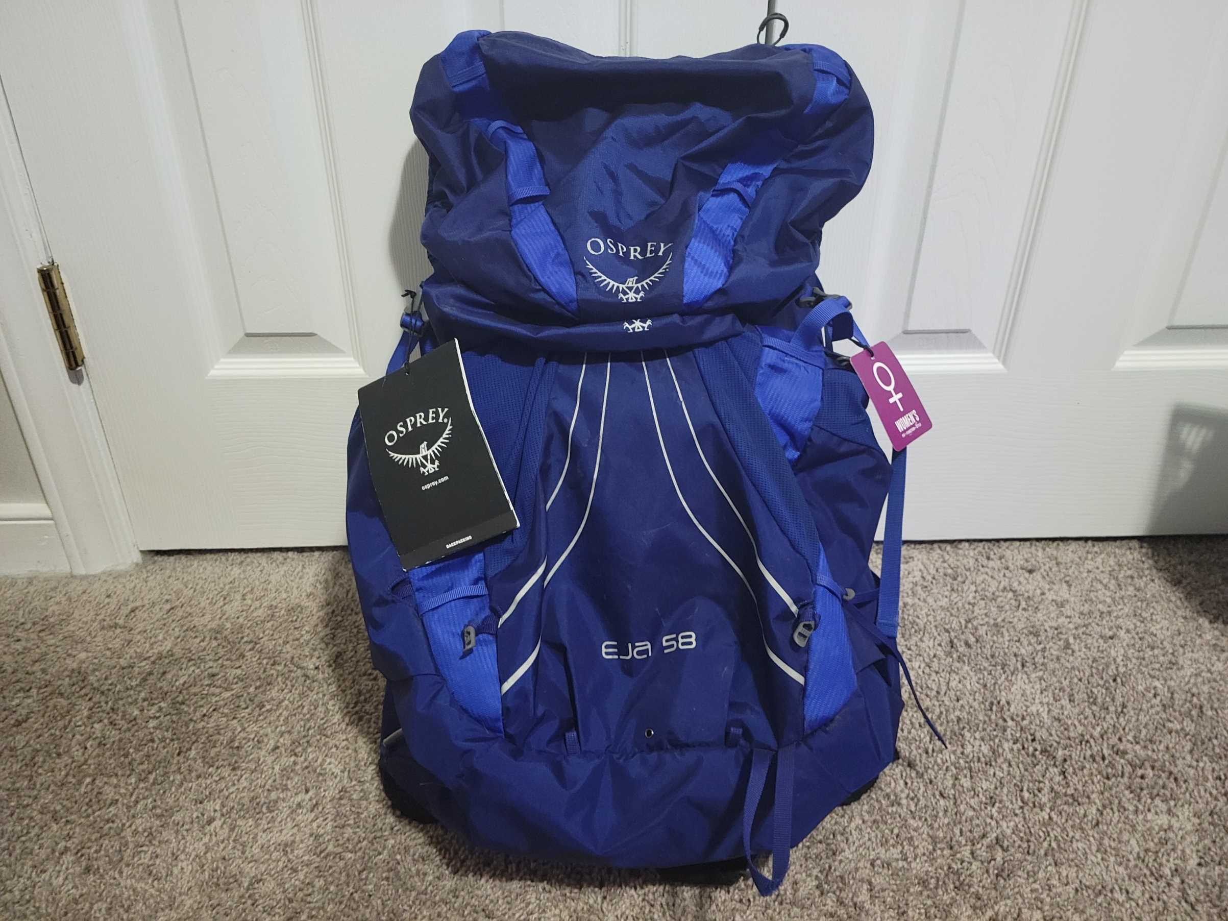 Osprey Eja 58 WS Like New Backpacking Light