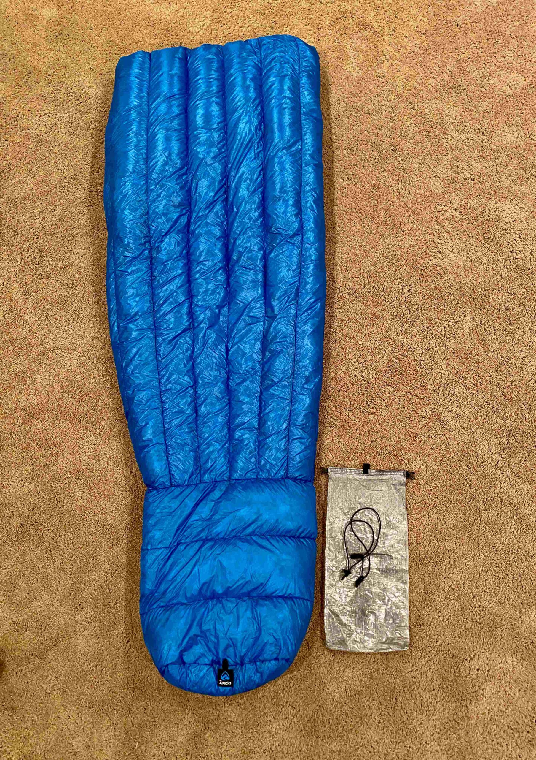 SOLD Zpacks 30F Solo Quilt Medium/Standard 2022 Model Azure