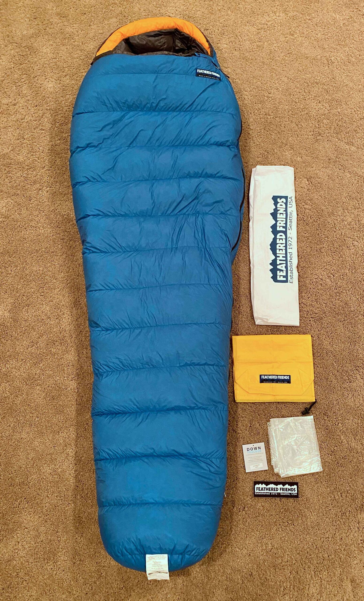 SOLD Feathered Friends Lark 10 UL Sleeping Bag Regular (6 foot) 3
