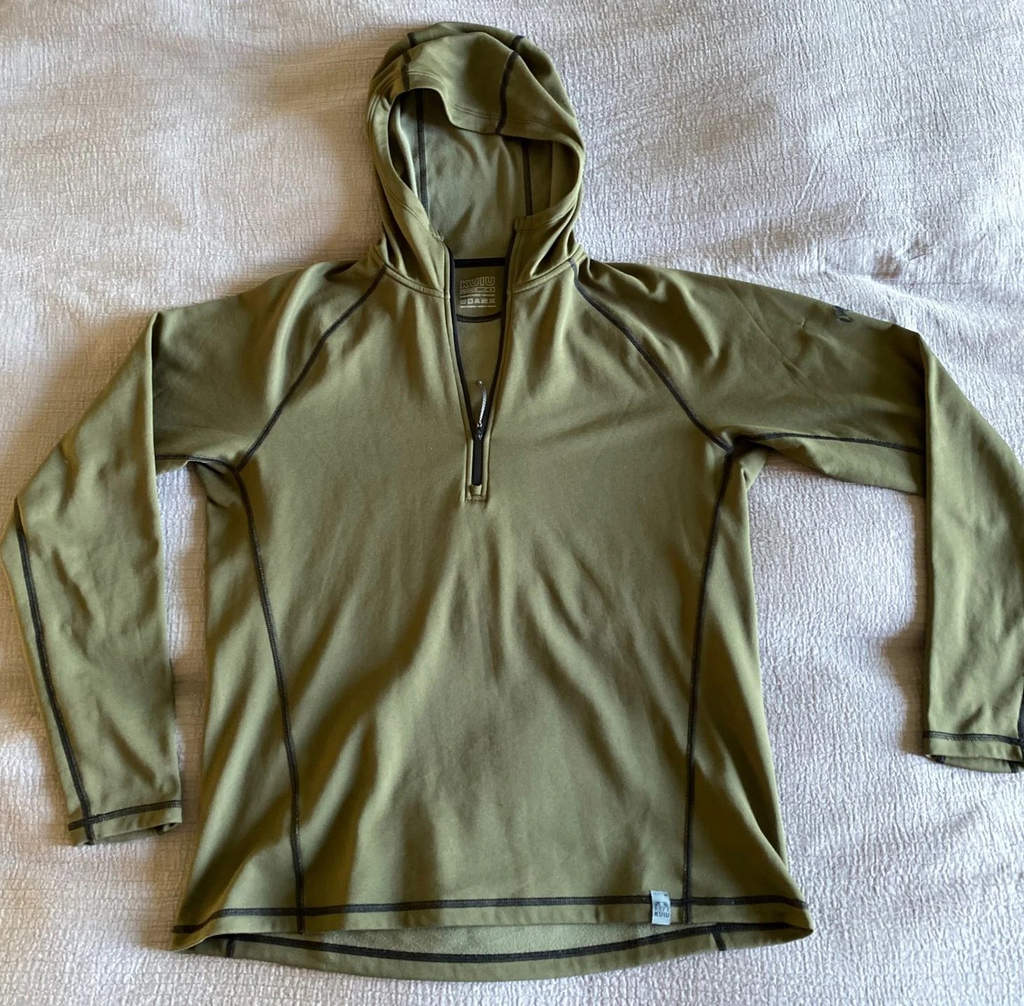 Kuiu Peloton 97 Fleece ZipT Hoodie Backpacking Light