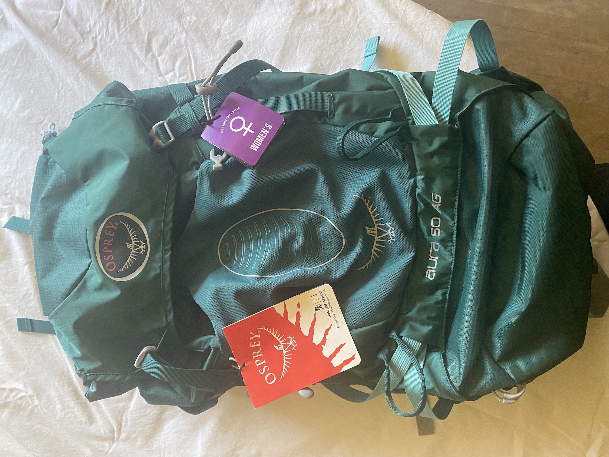 Osprey Aura 50 AG Backpack Backpacking Light