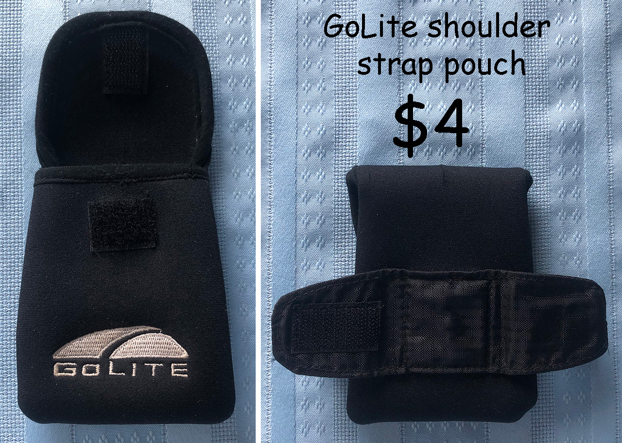 GOLITE STERNUM & SHOULDER STRAP POCKETS Backpacking Light