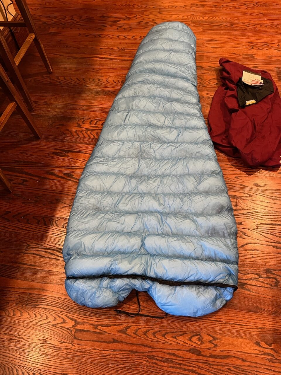 Western Mountaineering Nanolite quilt 6'4" 38 degrees 13.3oz. As new