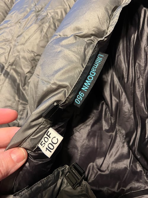 UGQ Bandit Top Quilt 50degree 50x66 Backpacking Light